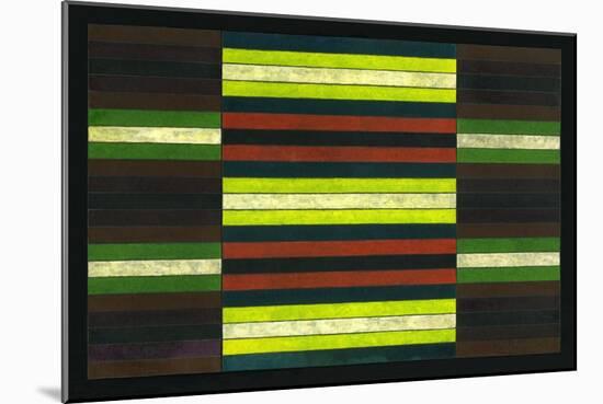Striped Triptych No. 6, 2003-Peter McClure-Mounted Giclee Print