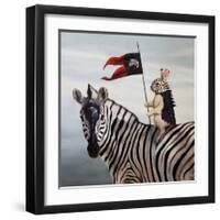 Striped Warrior-Lucia Heffernan-Framed Art Print