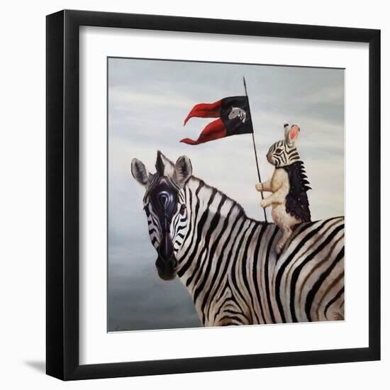 Striped Warrior-Lucia Heffernan-Framed Art Print