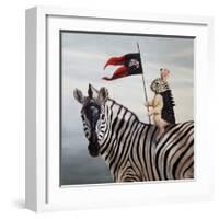 Striped Warrior-Lucia Heffernan-Framed Art Print