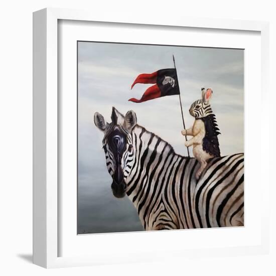 Striped Warrior-Lucia Heffernan-Framed Art Print