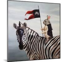 Striped Warrior-Lucia Heffernan-Mounted Art Print