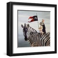 Striped Warrior-Lucia Heffernan-Framed Art Print