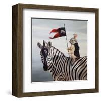 Striped Warrior-Lucia Heffernan-Framed Art Print