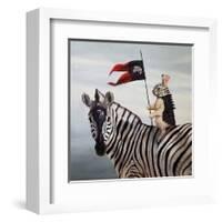 Striped Warrior-Lucia Heffernan-Framed Art Print