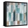 Stripes of Teal I-Tom Reeves-Framed Stretched Canvas