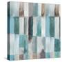 Stripes of Teal II-Tom Reeves-Stretched Canvas