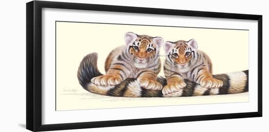 Stripes-Warwick Higgs-Framed Art Print