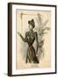 Stripey Sleeves 1899-null-Framed Art Print