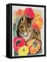 Stripy and Tulip-Anne Robinson-Framed Stretched Canvas