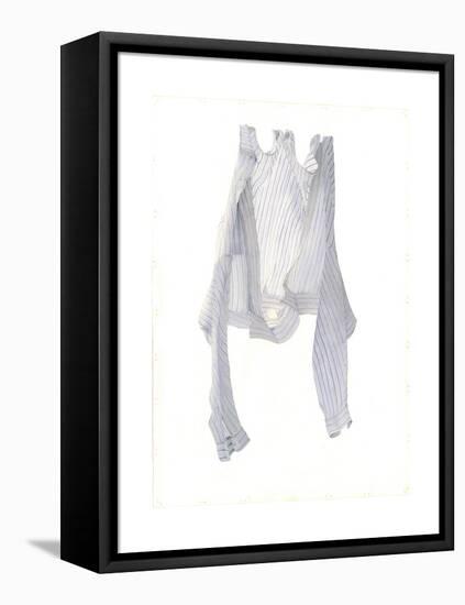 Stripy Blue Shirt in a Breeze, 2004-Miles Thistlethwaite-Framed Stretched Canvas