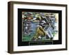 Strive - Football-Bill Hall-Framed Art Print