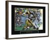 Strive - Football-Bill Hall-Framed Art Print