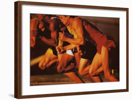 Strive: Racing-null-Framed Art Print