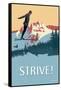 Strive!-null-Framed Stretched Canvas