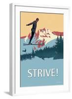 Strive!-null-Framed Art Print