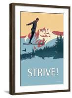 Strive!-null-Framed Art Print