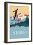 Strive!-null-Framed Premium Giclee Print