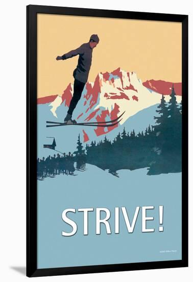 Strive!-null-Framed Art Print