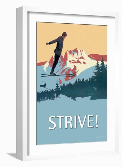 Strive!-null-Framed Art Print