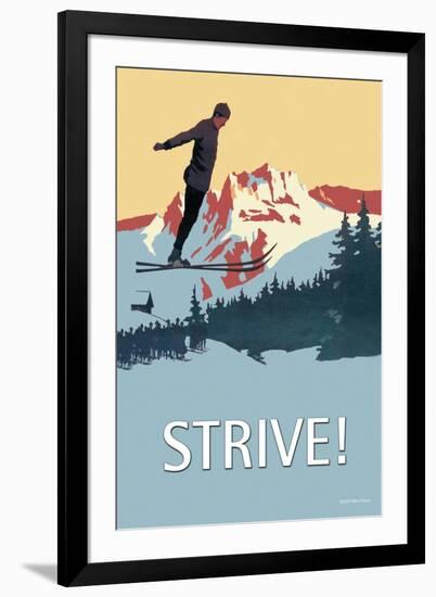 Strive!-null-Framed Art Print