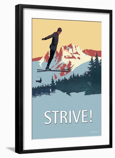 Strive!-null-Framed Art Print