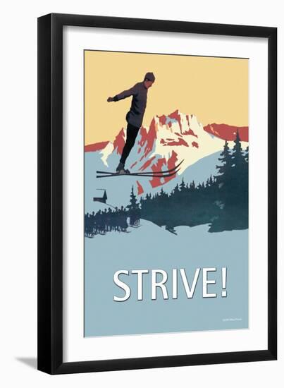 Strive!-null-Framed Art Print