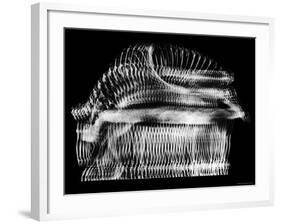 Stroboscopic Image of Ballerina Nora Kaye Doing a Pas de Bourree-Gjon Mili-Framed Premium Photographic Print