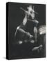 Stroboscopic Image of Juggler Stan Cavenaugh Juggling Tenpins-Gjon Mili-Stretched Canvas