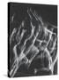 Stroboscopic Image of Nude Model Leaping Through Space-Gjon Mili-Stretched Canvas