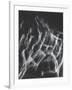 Stroboscopic Image of Nude Model Leaping Through Space-Gjon Mili-Framed Photographic Print