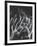 Stroboscopic Image of Nude Model Leaping Through Space-Gjon Mili-Framed Photographic Print