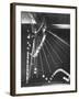 Stroboscopic Image of Three Cushion Force Follow Shot by Billiards Champion Ezequiel Navarra-Gjon Mili-Framed Premium Photographic Print