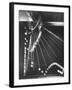 Stroboscopic Image of Three Cushion Force Follow Shot by Billiards Champion Ezequiel Navarra-Gjon Mili-Framed Premium Photographic Print