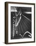 Stroboscopic Image of Three Cushion Force Follow Shot by Billiards Champion Ezequiel Navarra-Gjon Mili-Framed Photographic Print