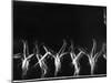 Stroboscopic Image of Tumbling Sequence Performed by Danish Men's Gymnastics Team-Gjon Mili-Mounted Photographic Print