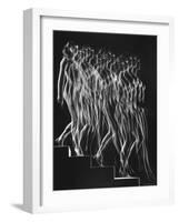 Stroboscopic Study of a Nude Descending Staircase-Gjon Mili-Framed Photographic Print