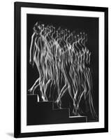 Stroboscopic Study of a Nude Descending Staircase-Gjon Mili-Framed Photographic Print