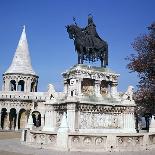 Equestrian Statue of St Stephen, 19th Century-Strobylos-Framed Stretched Canvas