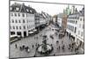 Stroget, the Main Pedestrian Shopping Street, Copenhagen, Denmark, Scandinavia, Europe-Yadid Levy-Mounted Photographic Print