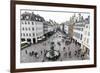 Stroget, the Main Pedestrian Shopping Street, Copenhagen, Denmark, Scandinavia, Europe-Yadid Levy-Framed Photographic Print