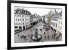 Stroget, the Main Pedestrian Shopping Street, Copenhagen, Denmark, Scandinavia, Europe-Yadid Levy-Framed Photographic Print