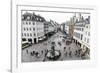 Stroget, the Main Pedestrian Shopping Street, Copenhagen, Denmark, Scandinavia, Europe-Yadid Levy-Framed Photographic Print