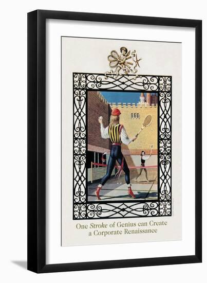 Stroke of Genius-null-Framed Art Print