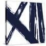 Strokes in Navy II-Megan Morris-Stretched Canvas