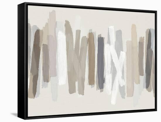 Strokes Mixed-Ellie Roberts-Framed Stretched Canvas