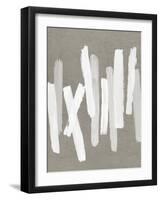 Strokes Neutral II-Ellie Roberts-Framed Art Print