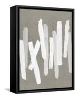 Strokes Neutral II-Ellie Roberts-Framed Stretched Canvas