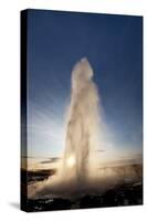 Strokkur Geyser at Sunrise-Paul Souders-Stretched Canvas