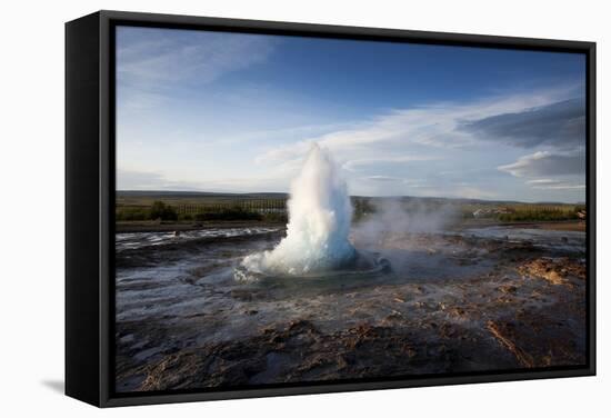 Strokkur Geyser, Geysir, Iceland-null-Framed Stretched Canvas